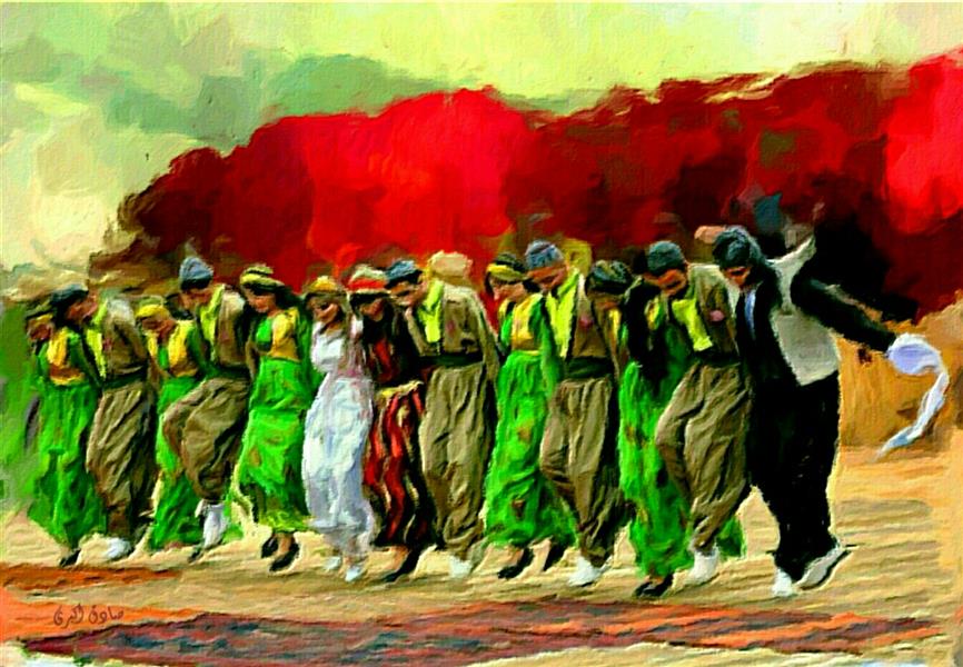 هنر نقاشی و گرافیک محفل نقاشی و گرافیک صادق اکبری صادق اکبری
#نقاشی و گرافیک
عنوان:هه لپه رکی-رقص کردی
#رنگ و روغن روی بوم
