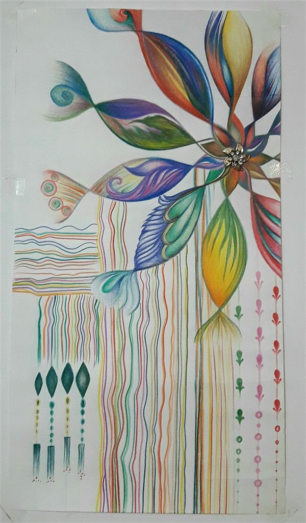 هنر نقاشی و گرافیک محفل نقاشی و گرافیک Fatemeh khonamri مداد رنگی تخیلی