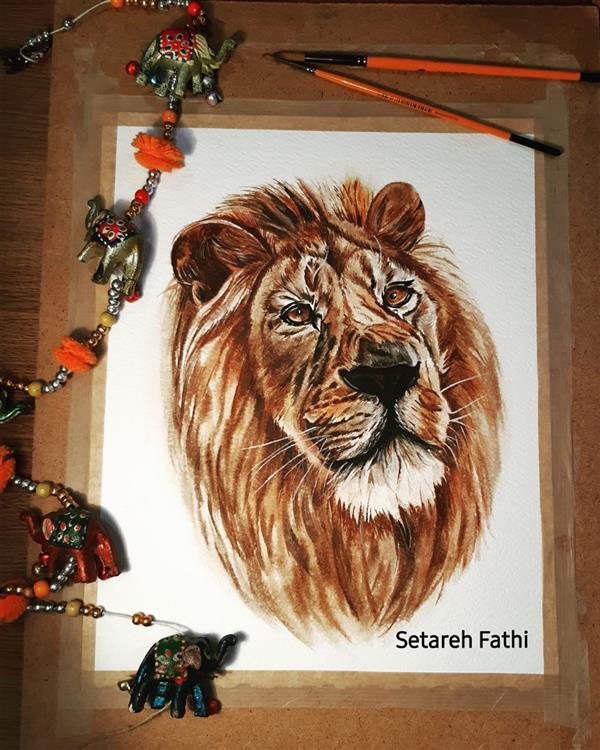 هنر نقاشی و گرافیک محفل نقاشی و گرافیک ستاره فتحی علیزاده سایز ۲۵ *۳۰