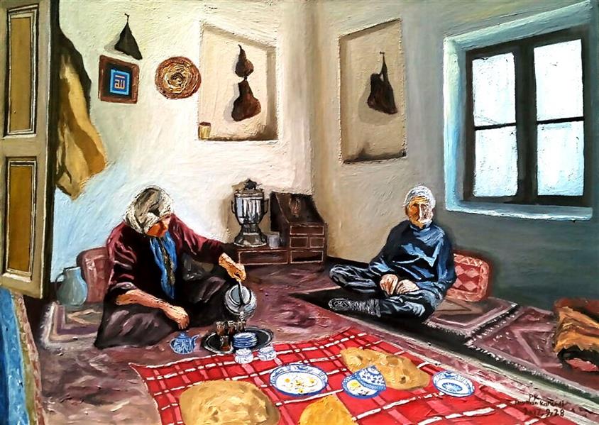 هنر نقاشی و گرافیک محفل نقاشی و گرافیک peyman_karandi_art نام تابلو : زندگی روستایی
تکنیک：اکرلیک
ابعاد：۵۰ ×۷۰