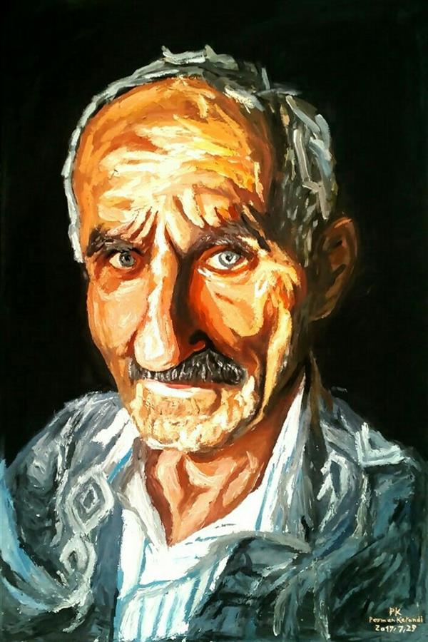 هنر نقاشی و گرافیک محفل نقاشی و گرافیک peyman_karandi_art نام تابلو : پرتره پیرمرد گیلک
تکنیک：اکرلیک
سبک： امپرسیون
ابعاد：۴۰×۶۰
#پرتره #امپرسیونیسم #نقاشی #چهره #اکرلیک