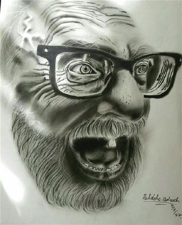 هنر نقاشی و گرافیک محفل نقاشی و گرافیک Rahil-art #چهره #سیاه_قلم
فروشی