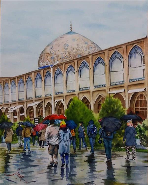 هنر نقاشی و گرافیک محفل نقاشی و گرافیک Elahe Pourghadiri میدان نقش جهان
تابلو آبرنگ
ابعاد: ٤٧ * ٣٧ (cm * cm)
#watercolor #naqshe-jahan #rainy