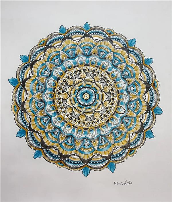 هنر نقاشی و گرافیک محفل نقاشی و گرافیک Nazmandala سبک#ماندالا
ابعاد 50×70