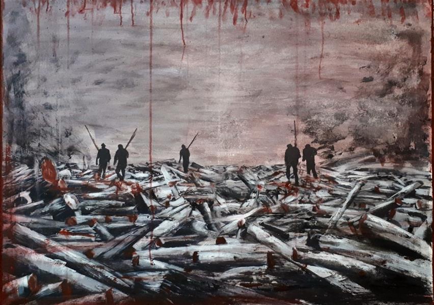 هنر نقاشی و گرافیک محفل نقاشی و گرافیک Saeed eskandari " کشتارگاه "
اکرلیک روی بوم
#فروخته_شد
۶۰ × ۸۰