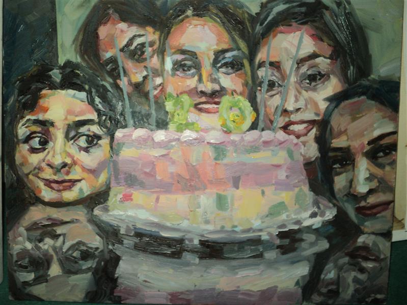هنر نقاشی و گرافیک محفل نقاشی و گرافیک Fatemeh Rostami از #مجموعه #تولد #رنگ_روغن