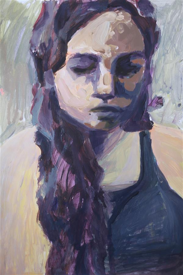 هنر نقاشی و گرافیک محفل نقاشی و گرافیک Fatemeh Rostami portrait#
painting#
#artwork 
#expensive 
