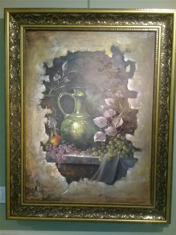 هنر نقاشی و گرافیک محفل نقاشی و گرافیک حمیدعمرانی رنگ وروغن روی بوم کلاسیک اندازه ۶۰*۸۰