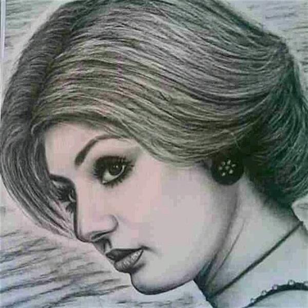 هنر نقاشی و گرافیک محفل نقاشی و گرافیک فرزادزارع کار با کنته و مداد لوموگراف