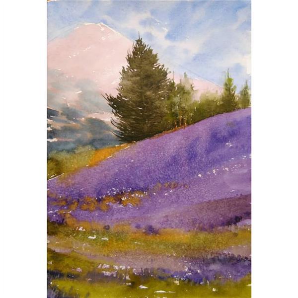 هنر نقاشی و گرافیک محفل نقاشی و گرافیک علیرضا رهبر آبرنگ روی مقوا