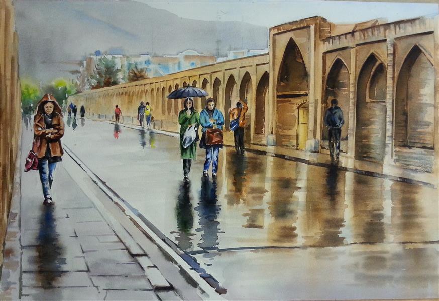 هنر نقاشی و گرافیک محفل نقاشی و گرافیک ساغراحمدی #ساغر_احمدی #آبرنگ #saghar_ahmadi #اصفهان