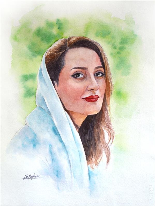 هنر نقاشی و گرافیک محفل نقاشی و گرافیک سید علی ریحانی شرق آبرنگ، مقوا،1400،بی نام،سید علی ریحانی شرق