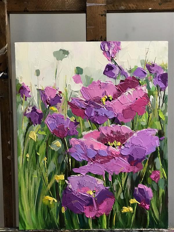 هنر نقاشی و گرافیک محفل نقاشی و گرافیک Shokoufeh ghorbani 50*60 acrylics تکنیک کاردک