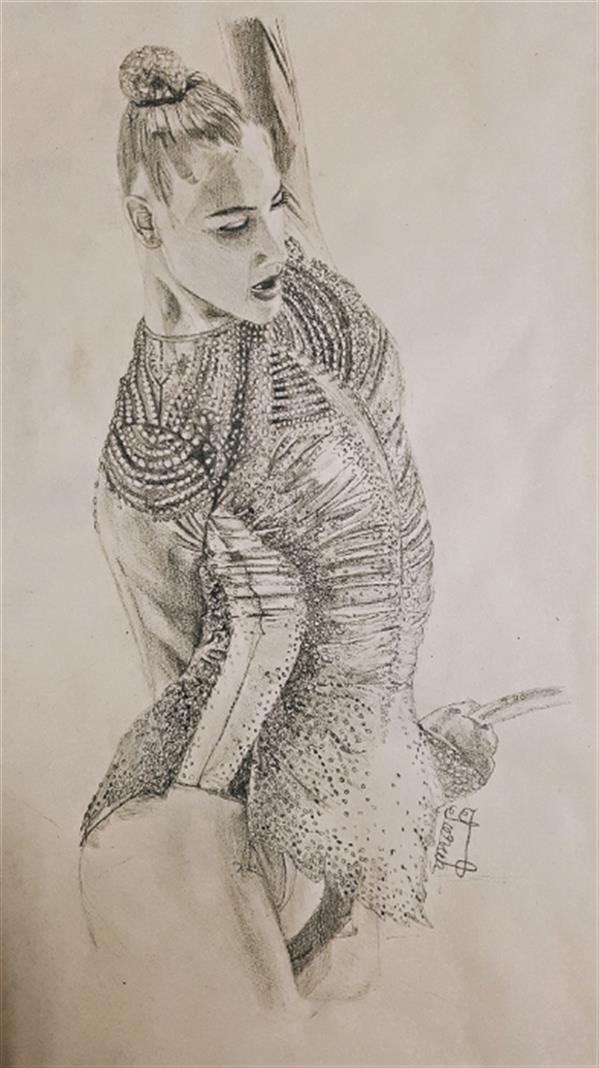 هنر نقاشی و گرافیک محفل نقاشی و گرافیک Sargol-khd #rhytmicgymnastic
#pencildrawing #pencilart #سیاه قلم