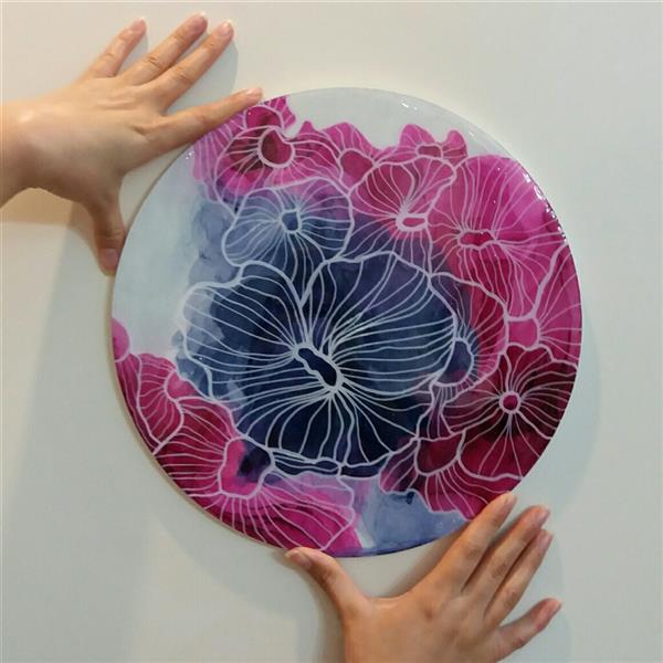 هنر نقاشی و گرافیک محفل نقاشی و گرافیک مینا عشرتی پور (moonia design) تابلو نقاشی #رزین طرح گل
ابعاد: دایره قطر 30سانتیمتر
نقاشی شده بر روی چوب ام دی اف به ضخامت 8میلیمتر