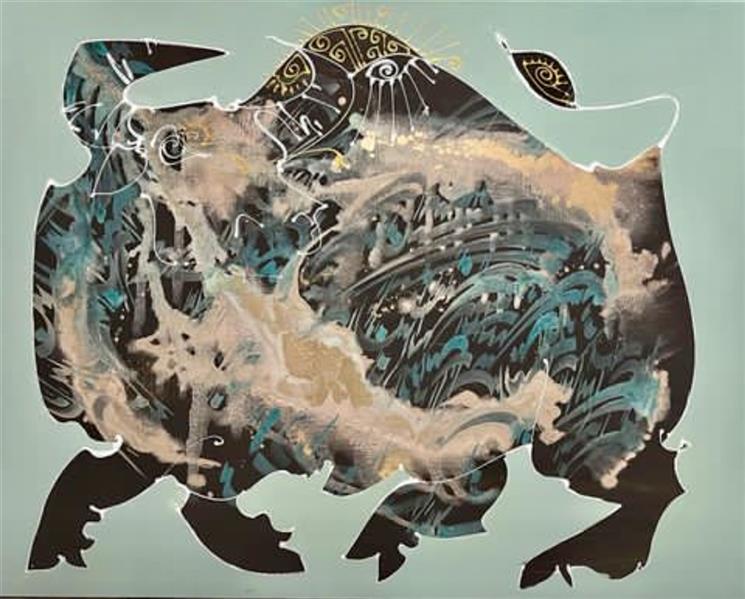 هنر نقاشی و گرافیک محفل نقاشی و گرافیک Azadeh sadeghi javid اکریلیک روی بوم ، ۱۴۰۱، آفرینش، آزاده صادقی جاوید