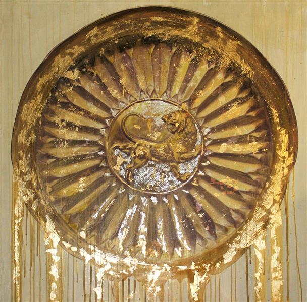 هنر نقاشی و گرافیک محفل نقاشی و گرافیک mhg 90*90 cm
ورق طلا و اکریلیک