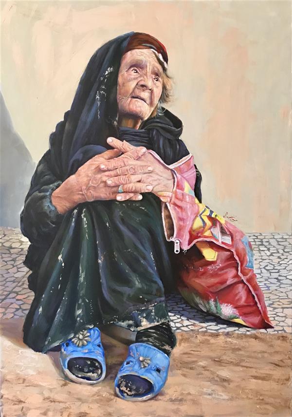 هنر نقاشی و گرافیک محفل نقاشی و گرافیک حسین نجفوند رنگ روغن سایز ۷۰*۱۰۰