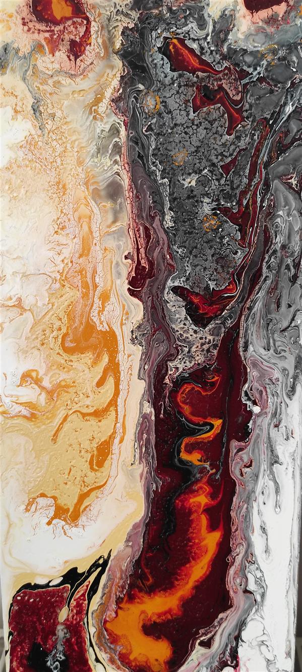 هنر نقاشی و گرافیک محفل نقاشی و گرافیک ساناز بابایی #نقاشی #مدرن #آکرلیک روی چوب 
نام اثر: شور رنگ
 