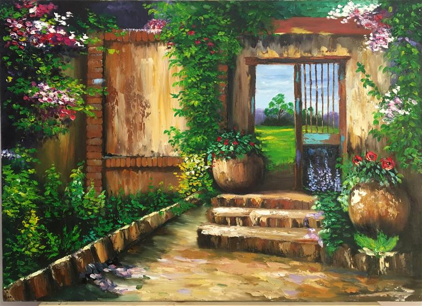 هنر نقاشی و گرافیک محفل نقاشی و گرافیک fatemehadinzd رنگ روغن روی بوم
سایز ۷۰*۵۰