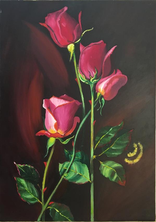 هنر نقاشی و گرافیک محفل نقاشی و گرافیک fatemehadinzd رنگ‌روغن روی بوم
سایز۷۰*۵۰