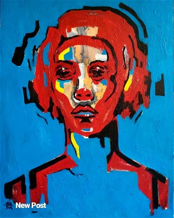 هنر نقاشی و گرافیک محفل نقاشی و گرافیک سعید منصوری Size 50*70 Acrylic