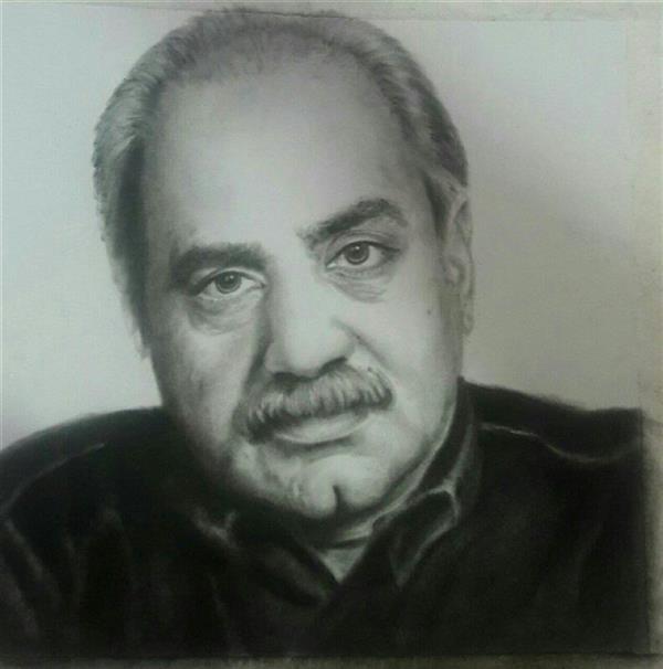 هنر نقاشی و گرافیک محفل نقاشی و گرافیک الهام معتمد  #پرتره #سیاه قلم. #سفارش سیاه قلم پذیرفته میشود.