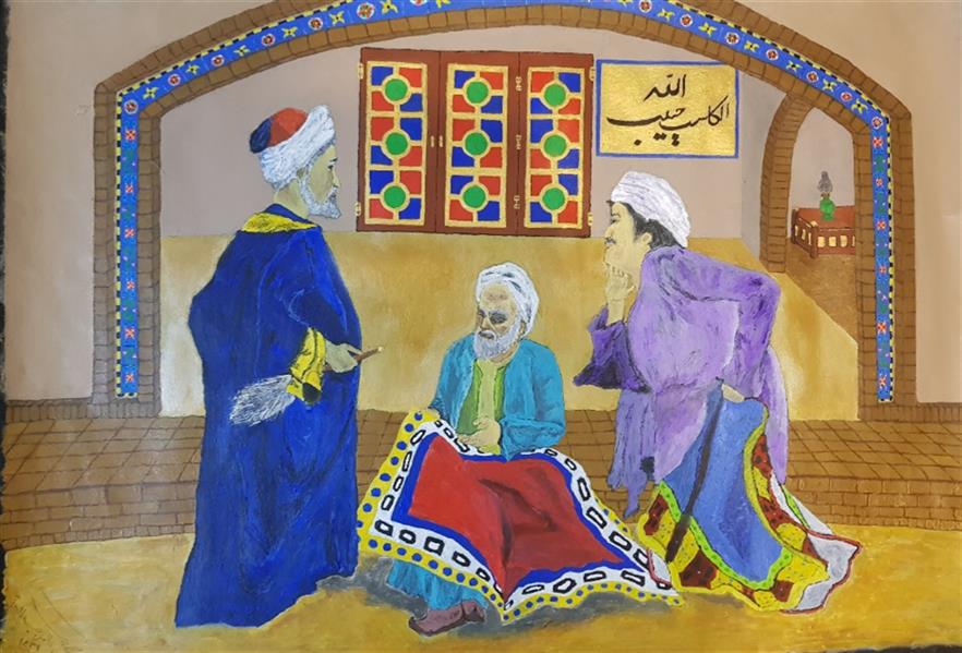 هنر نقاشی و گرافیک محفل نقاشی و گرافیک مسعود رافت نام اثر : دکان ملا حسین مزایجانی
تاریخ خلق اثر : ۱۳۹۸
ابعاد : ۵۰ × ۹۰ cm
آکریلیک