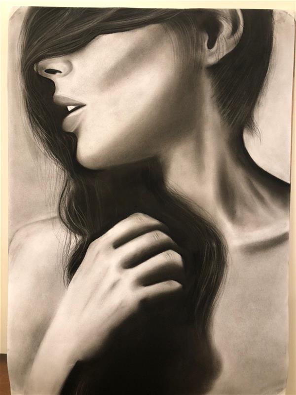 هنر نقاشی و گرافیک محفل نقاشی و گرافیک مهرسا سیاه قلم ٥٠x٧٠