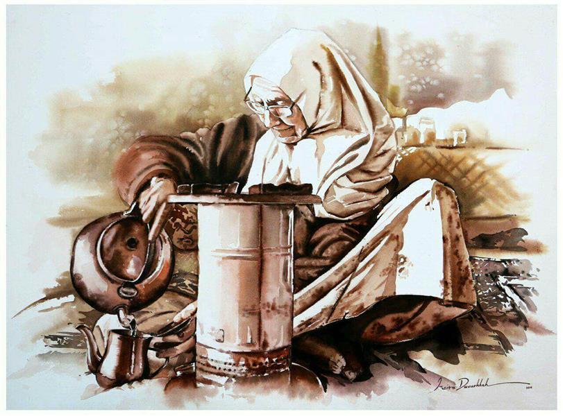 هنر نقاشی و گرافیک محفل نقاشی و گرافیک azita watercolor, آبرنگ