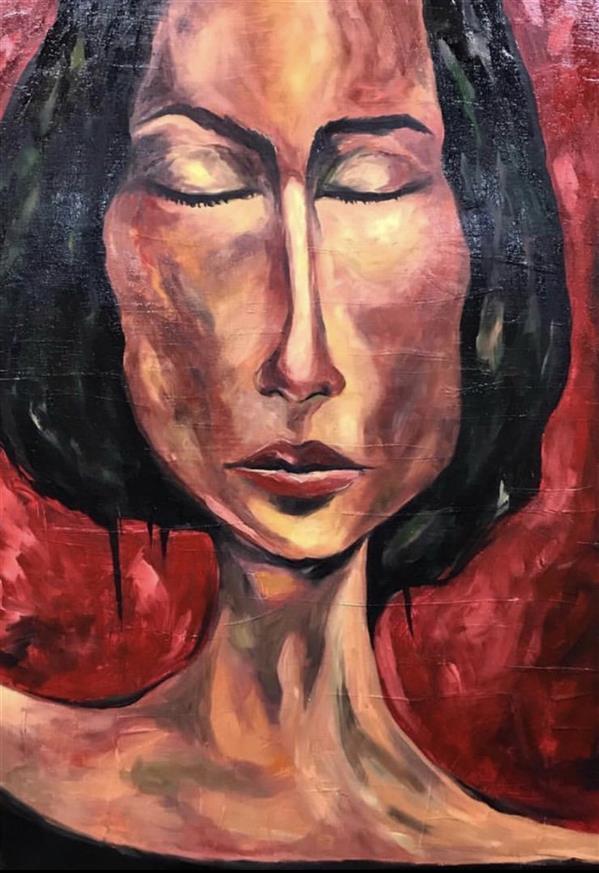 هنر نقاشی و گرافیک محفل نقاشی و گرافیک زهرا حسنی اقتدار نام اثر:من یک زن هستم
#تکنیک:رنگ و روغن و اکرلیک
#کار شده روی بوم
#سایز:١٠٠ در ٧٠