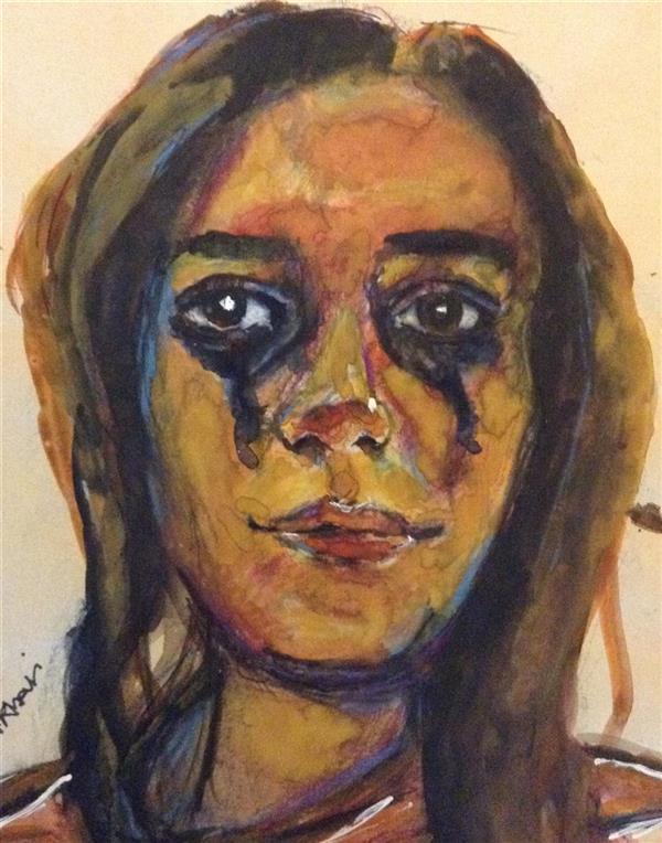 هنر نقاشی و گرافیک محفل نقاشی و گرافیک سمیرا اکبری فر # آبرنگ # نقاشی  # پرتره # اکسپرسیونیسم 
#watercolor #painting  #Expressionism #portrait