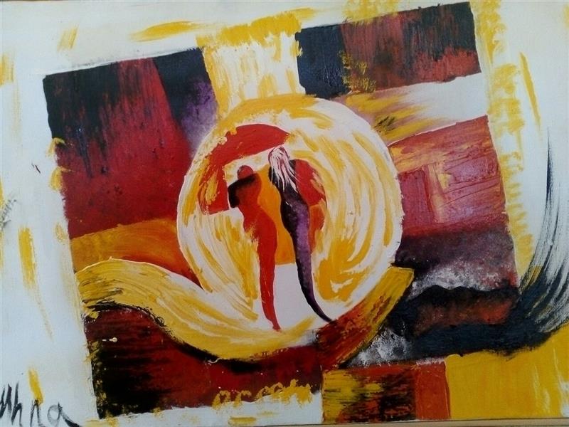 هنر نقاشی و گرافیک محفل نقاشی و گرافیک مهناز اسدی رنگ روغن ۷۰در۵۰