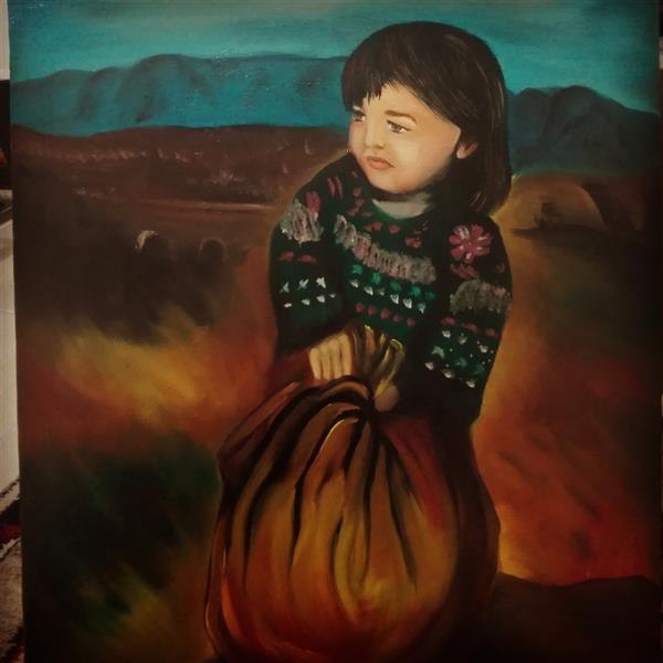 هنر نقاشی و گرافیک محفل نقاشی و گرافیک طیبه قرقانی تکنیک ڔنگ وروغن
سایز ۵۰*۷۰