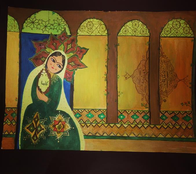 هنر نقاشی و گرافیک محفل نقاشی و گرافیک طیبه قرقانی تکنیک آبرنگ سایزA3