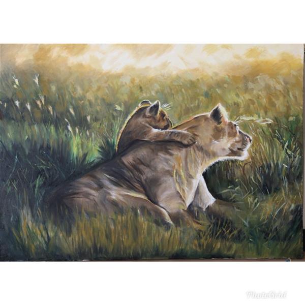 هنر نقاشی و گرافیک محفل نقاشی و گرافیک یاسمین معینی پور رنگ روغن 
سایز:۵۰ *۷۰