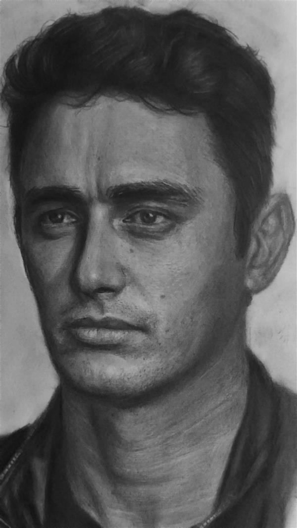 هنر نقاشی و گرافیک محفل نقاشی و گرافیک جواد خالوندی #جیمزفرانکو #مداد #jamesfranco