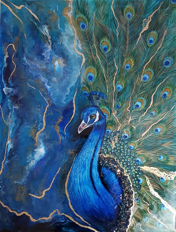 هنر نقاشی و گرافیک محفل نقاشی و گرافیک Sheida Kouhestani "طاووس"
#فلوید_آرت
#نقاشی #رزین_اپوکسی بر روی ام دی اف ، ابعاد 60در 80 سانت ، با استفاده از رزین اپوکسی ورنگ اکریلیک واکلیل نقاشی شده است.