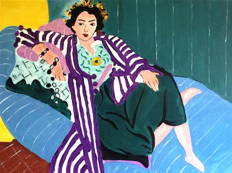 هنر نقاشی و گرافیک محفل نقاشی و گرافیک mana golian #matisse#50*70#copy