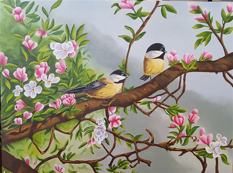 هنر نقاشی و گرافیک محفل نقاشی و گرافیک سمیرا محمدی تابلوی رنگ روغن بهار