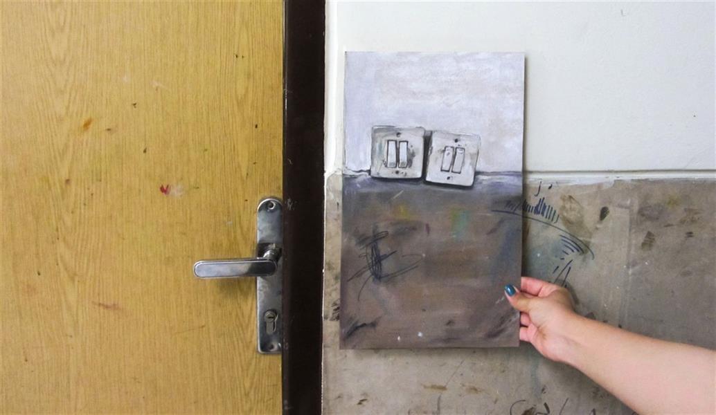 هنر نقاشی و گرافیک محفل نقاشی و گرافیک فاطمه آزادی مجموعه آتلیه ۷: نقاشی هایی با #رنگ روغن از دیتیل های کارگاه نقاشی و عکاسی در فضا