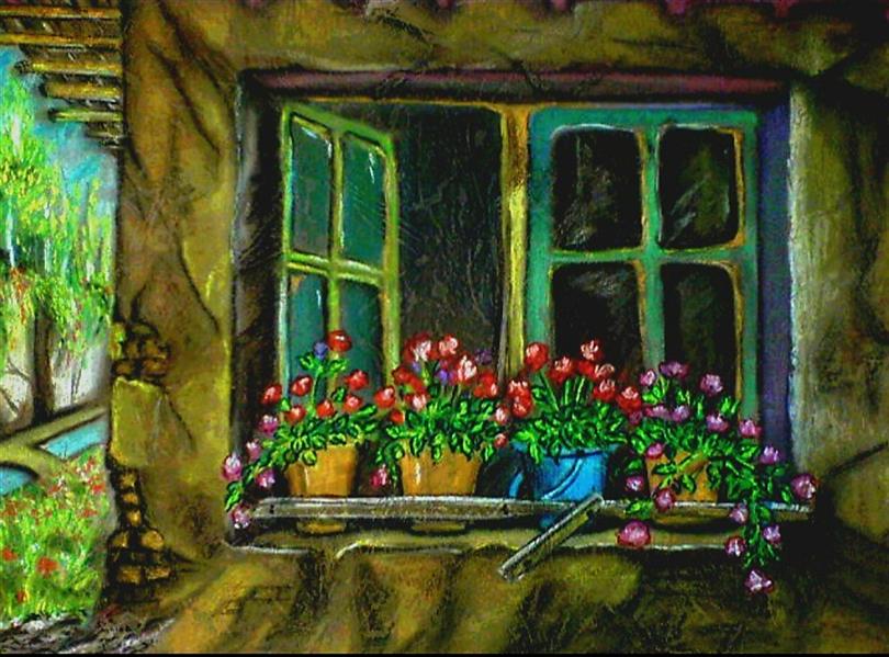 هنر نقاشی و گرافیک محفل نقاشی و گرافیک سمانه دولتی نام اثر : باز کن پنجره را و بهاران را باور کن
هنرمند : سمانه دولتی
تکنیک: پاستل و گچ رنگی