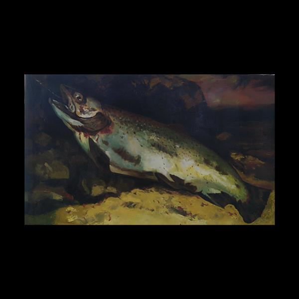 هنر نقاشی و گرافیک محفل نقاشی و گرافیک رشاد نظری تابلو نقاشی ،رنگ روغن ، ماهی از کوربه
کپی نقاشی ماهی از #گوستاو #کوربه،
ابعاد 87cm×53cm (ابعاد واقعی)