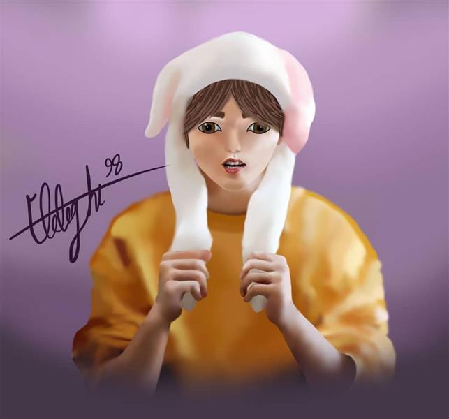 هنر نقاشی و گرافیک محفل نقاشی و گرافیک زهرا اقبالی نقاشی کارتونی به صورت دیجیتال پینت 
#bts
