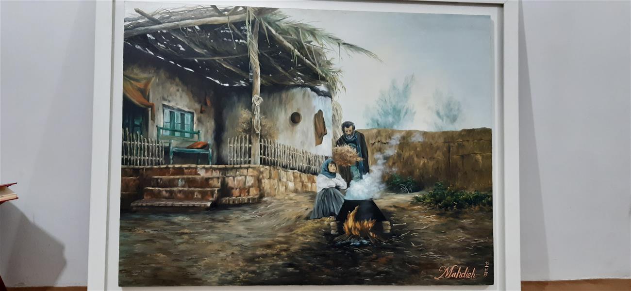 هنر نقاشی و گرافیک محفل نقاشی و گرافیک مهدیه خطیر رنگ و روغن _سایز ۱۰۰×۸۰
#ساده_زیستی