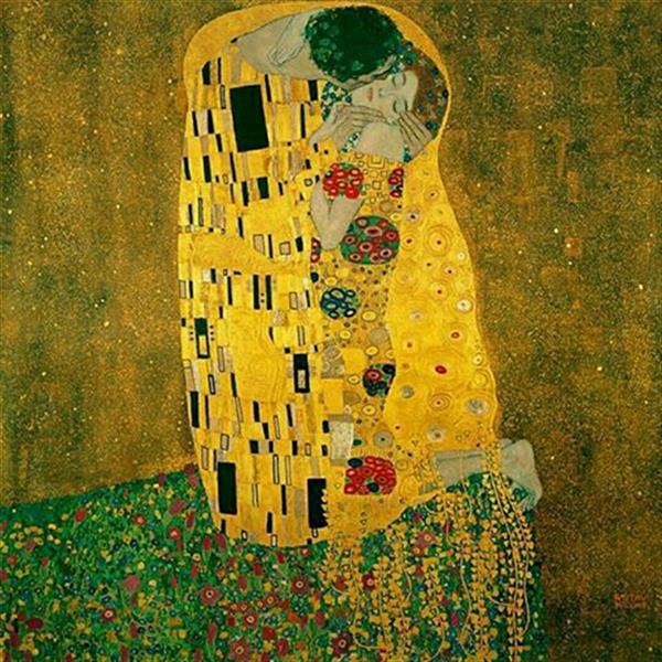 هنر نقاشی و گرافیک محفل نقاشی و گرافیک بهاره خوارزمی تابلوی بوسه. رنگ روغن .