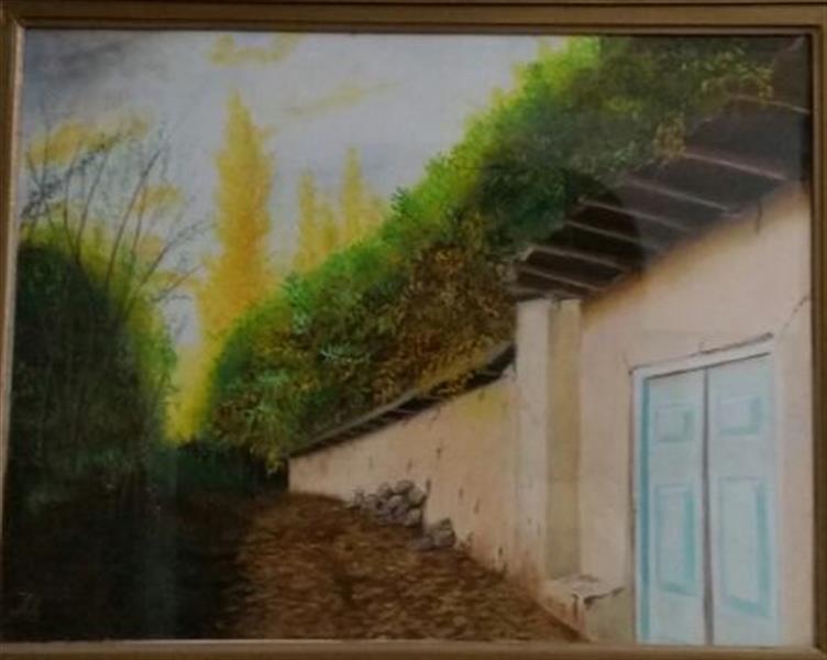 هنر نقاشی و گرافیک محفل نقاشی و گرافیک ع انصار ابعاد 50*70 پاستل