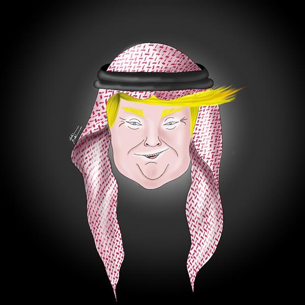 هنر نقاشی و گرافیک محفل نقاشی و گرافیک ابراهیم سِلکی #ترامپ
