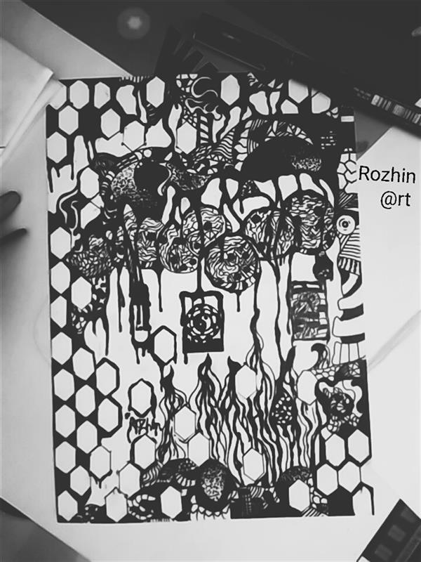 هنر نقاشی و گرافیک محفل نقاشی و گرافیک روژین جوکار راپید.گرافیک.ذهنی❤💓
