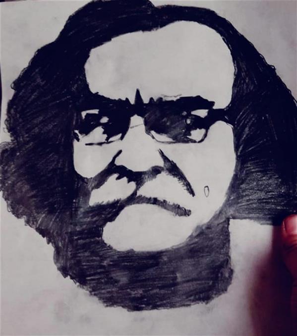 هنر نقاشی و گرافیک محفل نقاشی و گرافیک بهناز طیبی #بهنازطیبی
#بهناز_طیبی
#بهناز
#نقاشی
#طراحی
#مداد
#طراحی_بامداد
#دخترونه
#بروجرد
#هنرمندان_بروجرد
#سیدعلی_صالحی

تصویر پرتره استاد سید علی صالحی